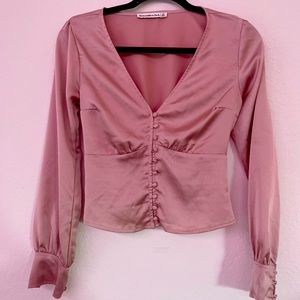 Pink Blouse - Abercrombie & Fitch